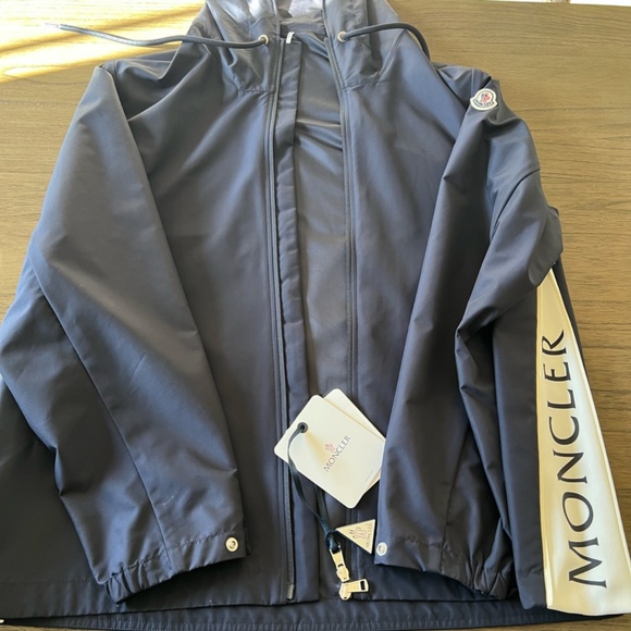 MONCLER Men's ATRIA Hooded Jacket Navy 1A00008 549 ML 742 - Picture 5 of 16